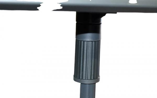 Schreibtisch Ablage Schreibtischablage Ordnungssystem Top-Board 100cm Schwarz
